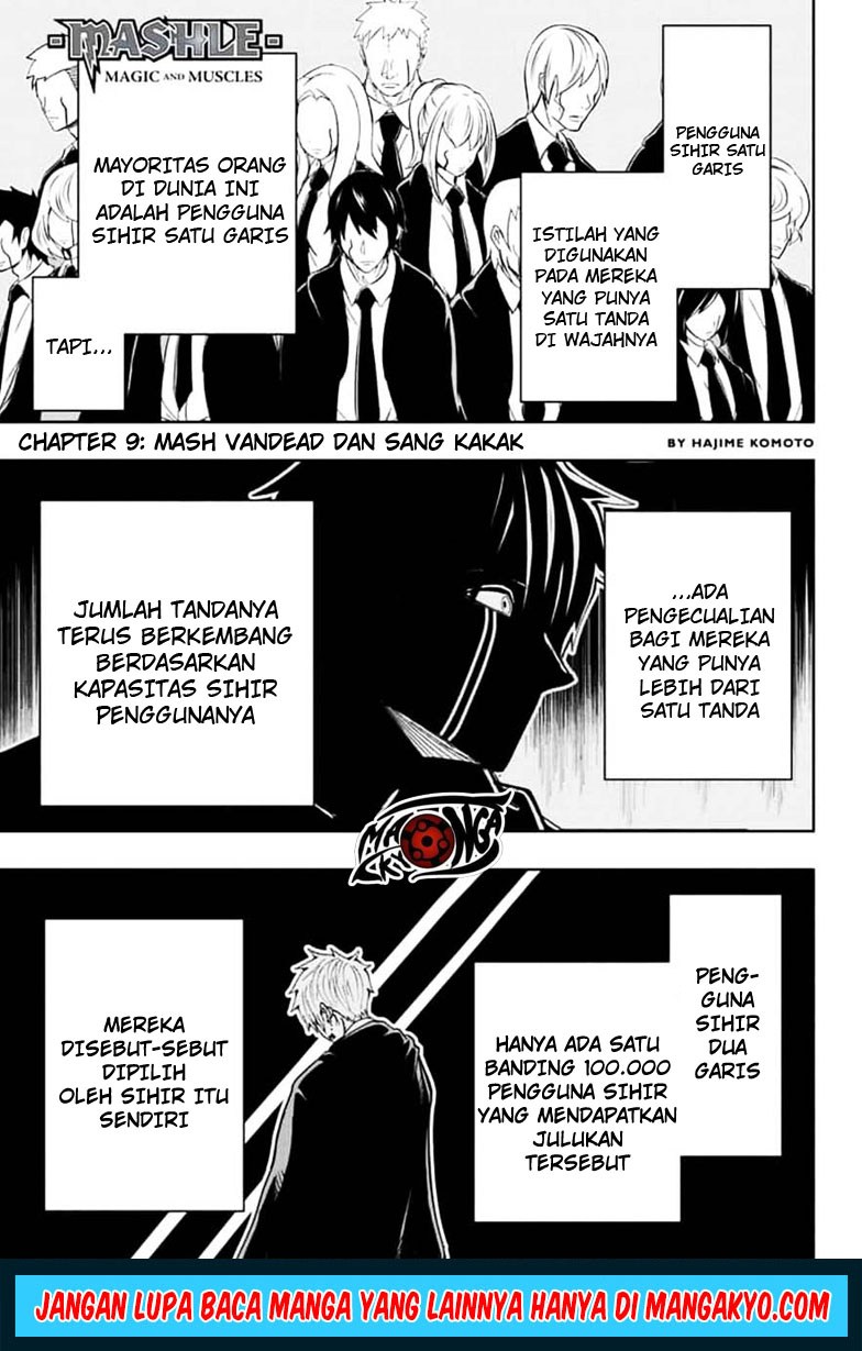 Mashle: Magic and Muscles Chapter 9 - halaman 1