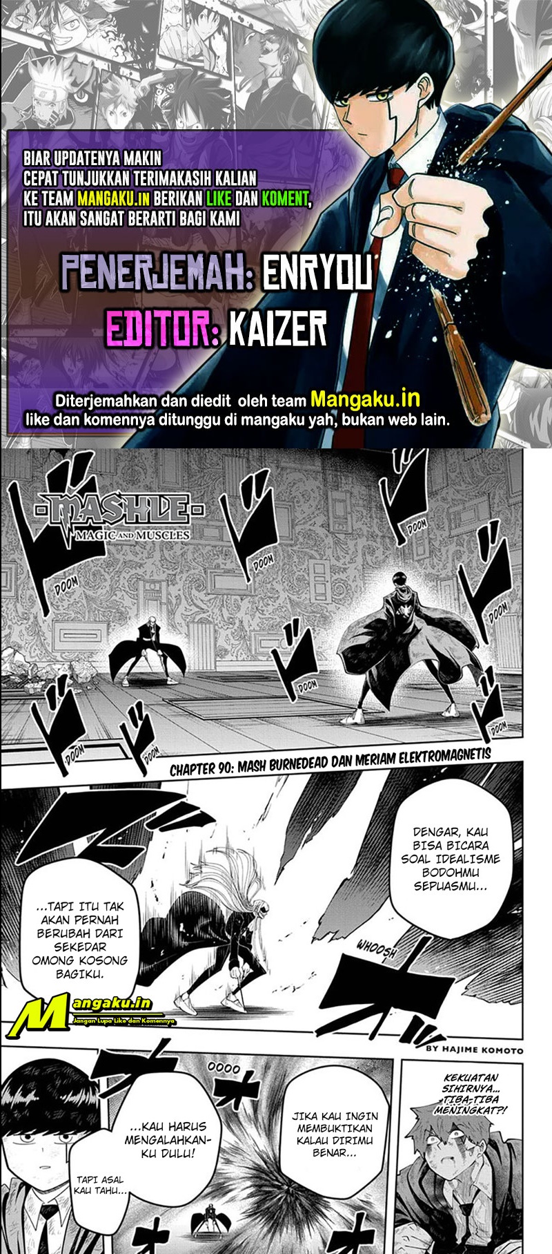 Mashle: Magic and Muscles Chapter 90 - halaman 1