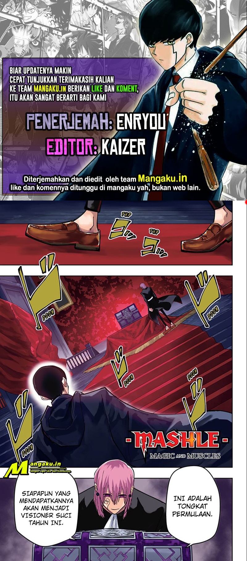 Mashle: Magic and Muscles Chapter 93 - halaman 1