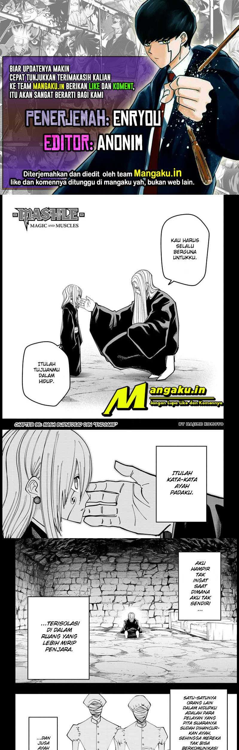 Mashle: Magic and Muscles Chapter 98 - halaman 1
