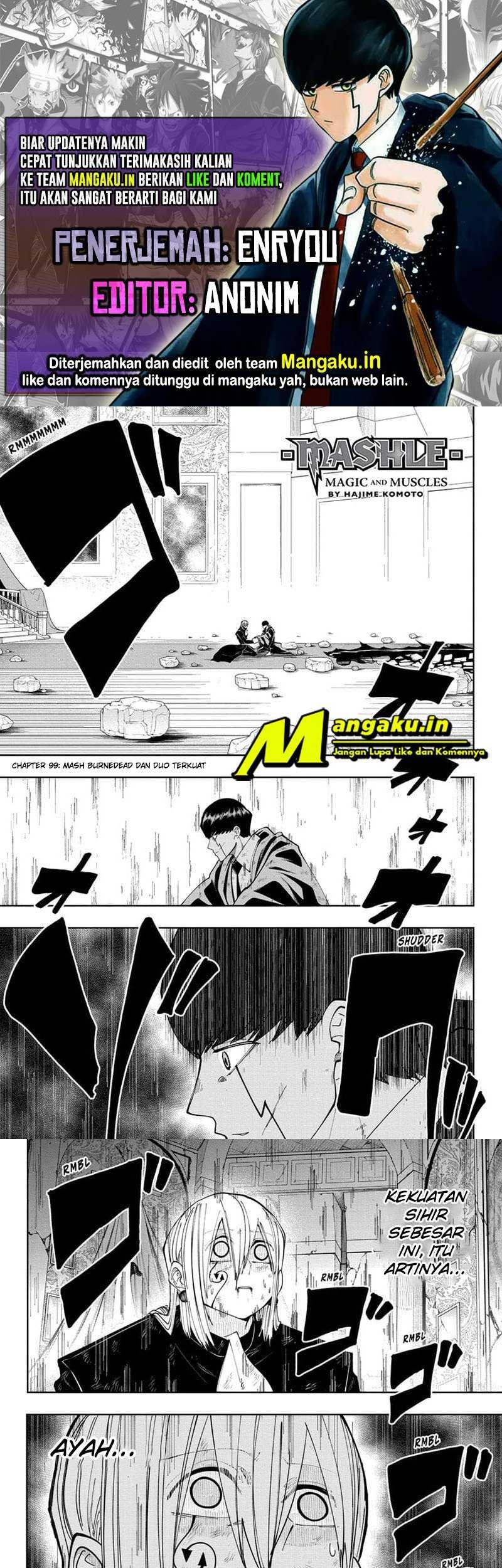 Mashle: Magic and Muscles Chapter 99 - halaman 1
