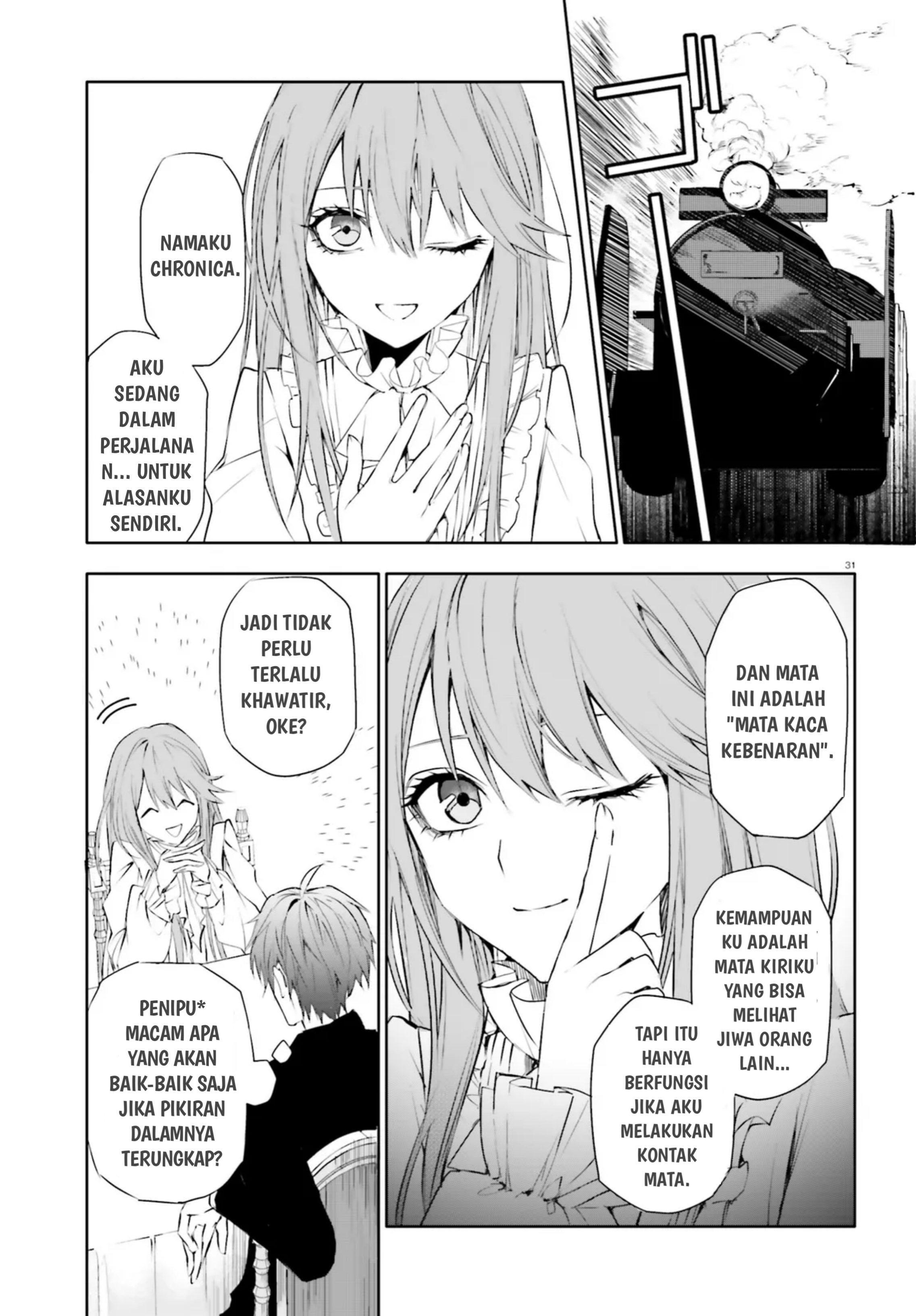Masquerade Confidence: Sagishi wa Shoujo to Kamen Shikake no Tabi wo Suru Chapter 1 - halaman 34