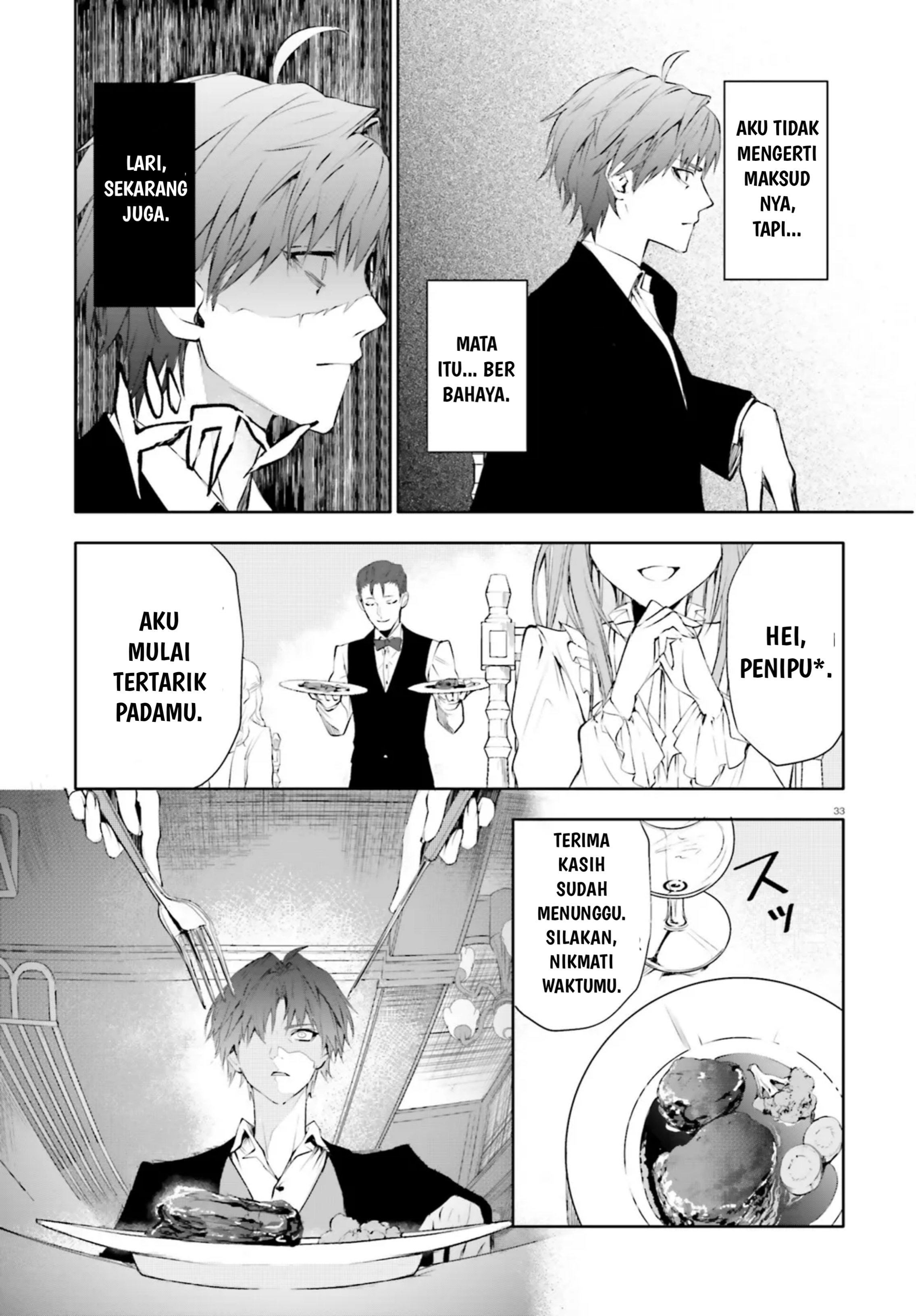 Masquerade Confidence: Sagishi wa Shoujo to Kamen Shikake no Tabi wo Suru Chapter 1 - halaman 36