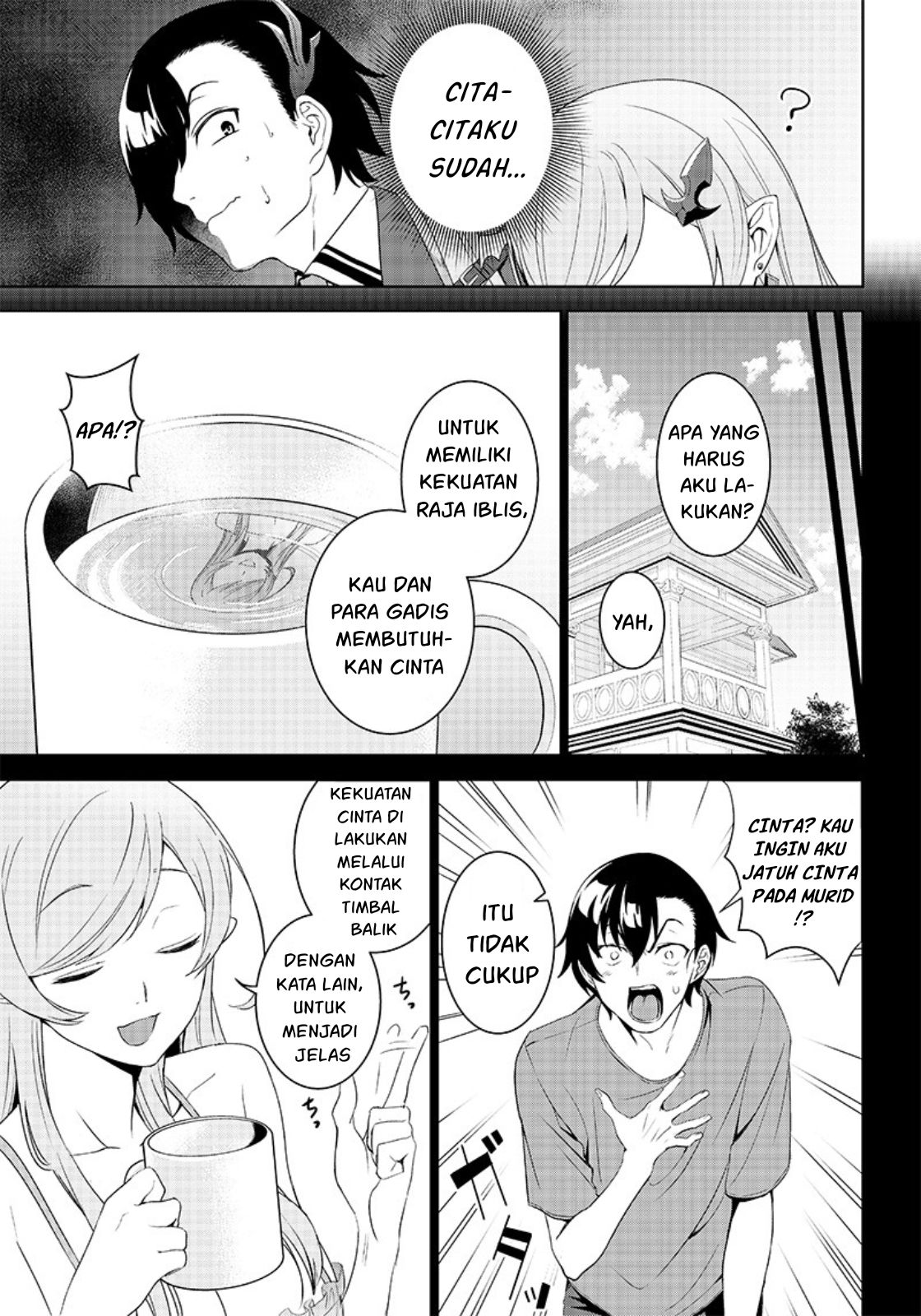 Matei Kyoushi to Juuzoku Shoujo no Haitoku Keiyaku Chapter 1.2 - halaman 10