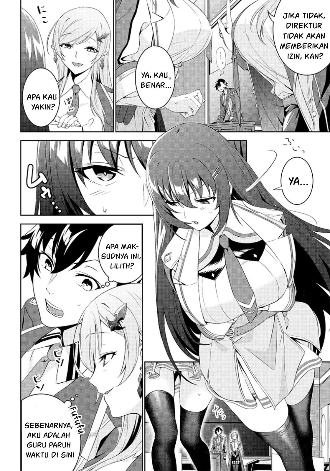 Matei Kyoushi to Juuzoku Shoujo no Haitoku Keiyaku Chapter 1.2 - halaman 5
