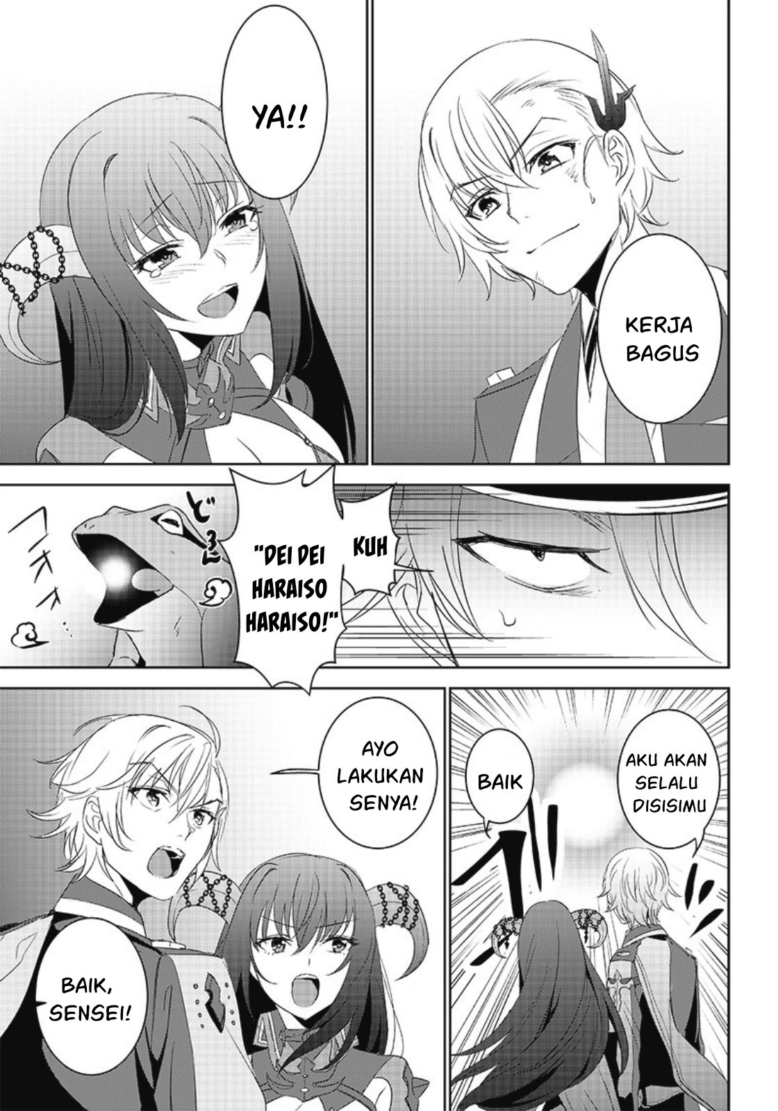 Matei Kyoushi to Juuzoku Shoujo no Haitoku Keiyaku Chapter 10.2 - halaman 15