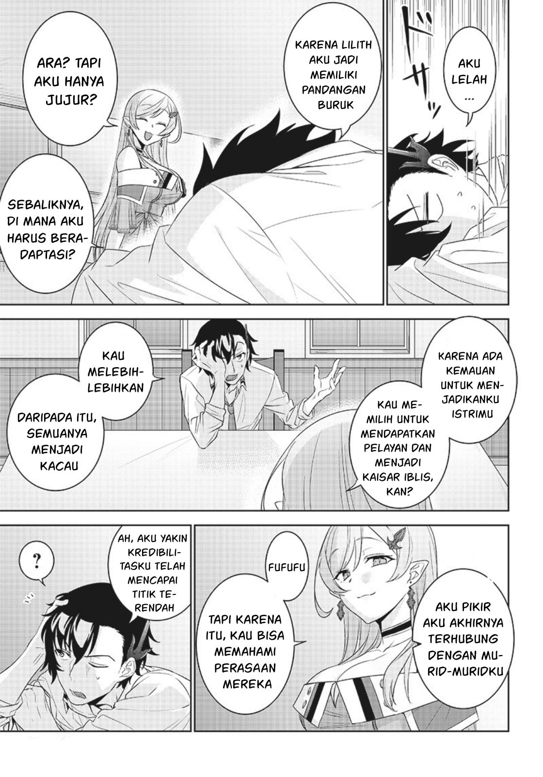 Matei Kyoushi to Juuzoku Shoujo no Haitoku Keiyaku Chapter 4.1 - halaman 12