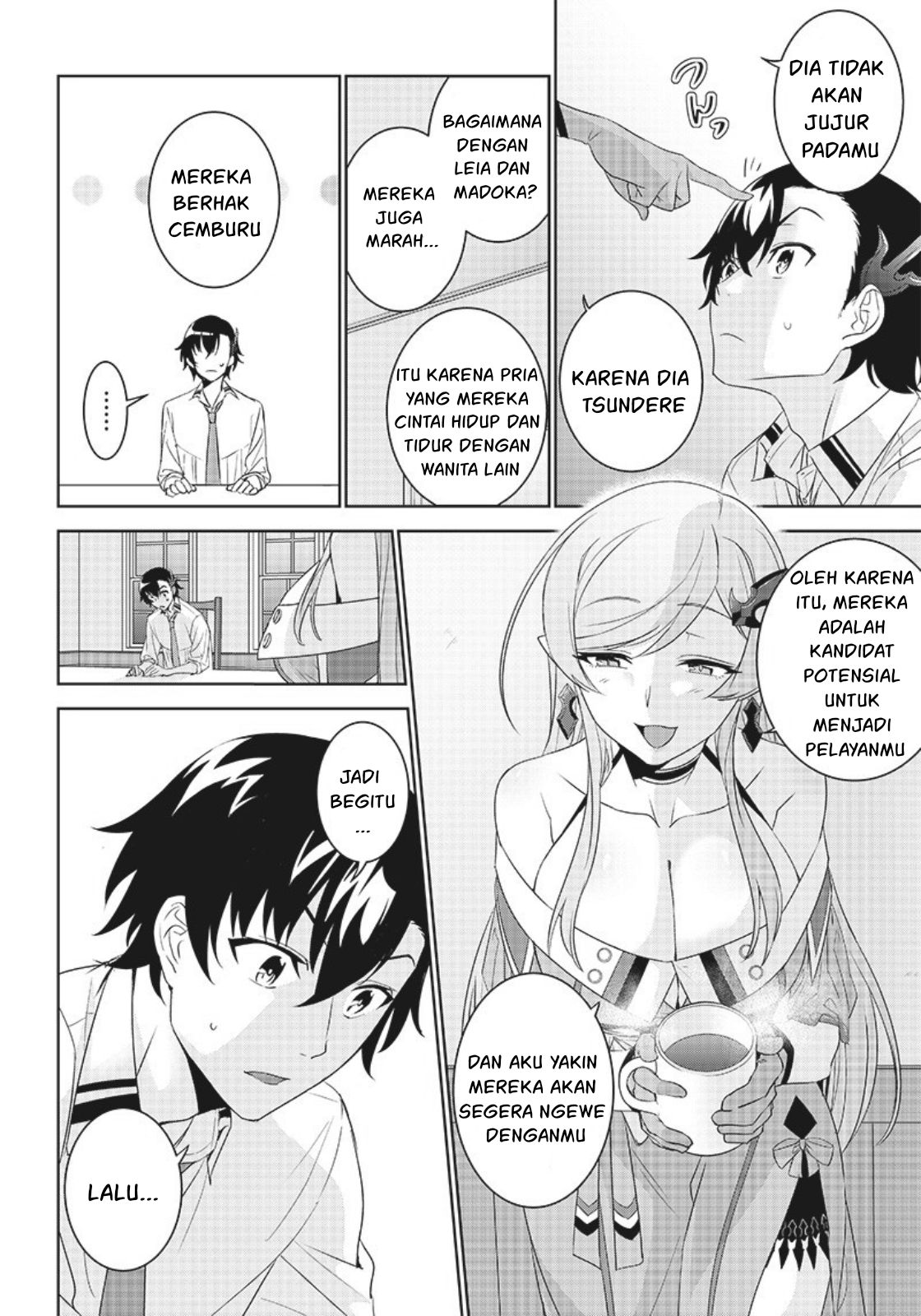 Matei Kyoushi to Juuzoku Shoujo no Haitoku Keiyaku Chapter 4.1 - halaman 15