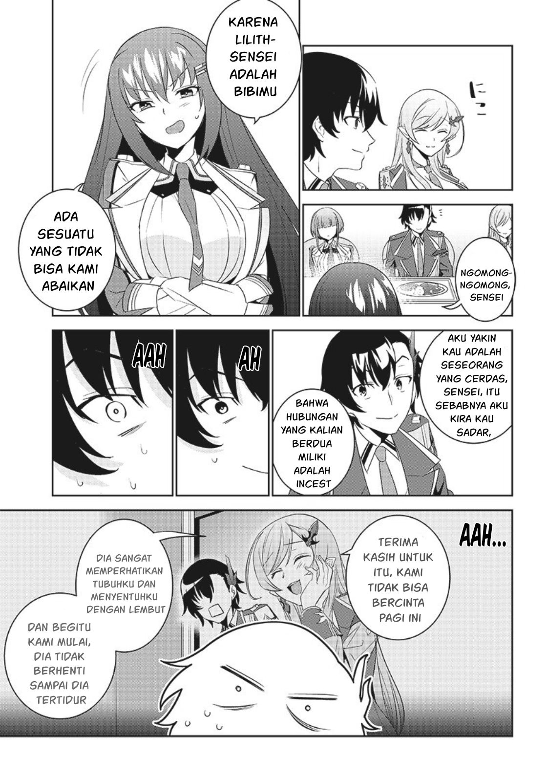Matei Kyoushi to Juuzoku Shoujo no Haitoku Keiyaku Chapter 4.1 - halaman 8