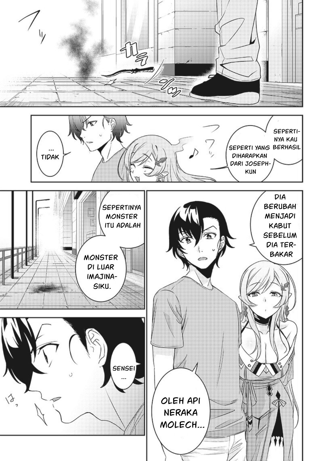 Matei Kyoushi to Juuzoku Shoujo no Haitoku Keiyaku Chapter 7.1 - halaman 8
