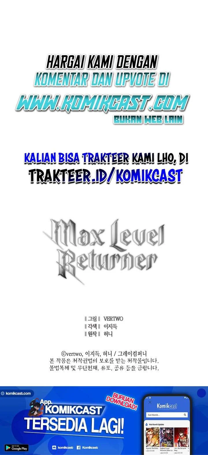 Max Level Returner Chapter 103 - halaman 88