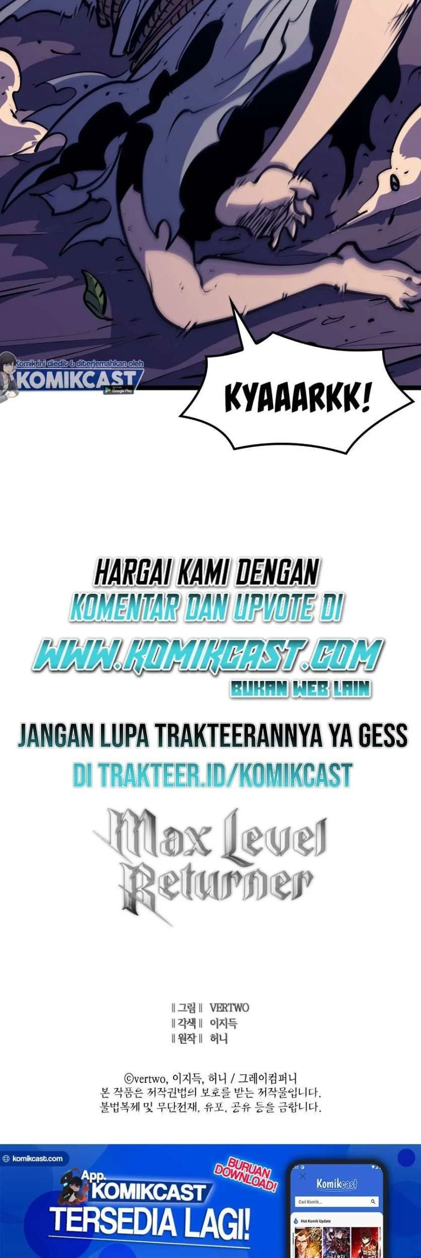 Max Level Returner Chapter 98 - halaman 94