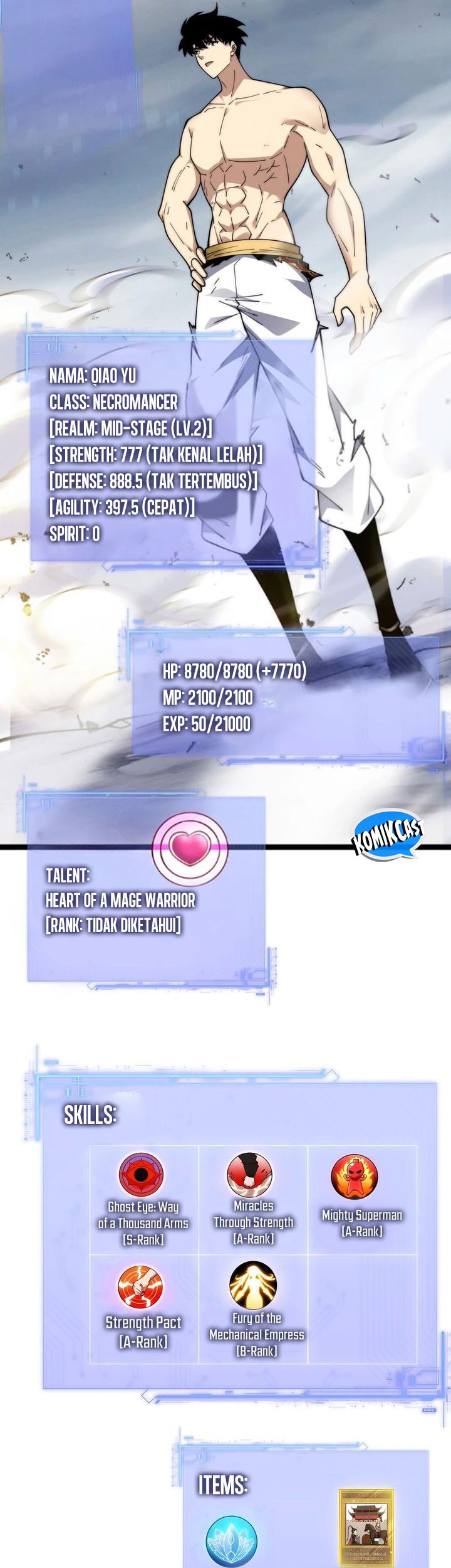 Maxed Strength Necromancer Chapter 91 - halaman 46