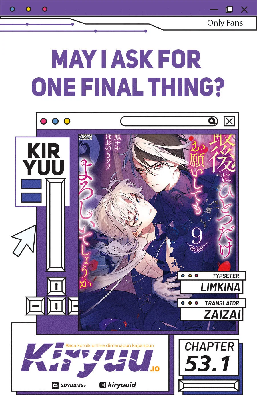 May I Ask for One Final Thing? Chapter 53.1 - halaman 1