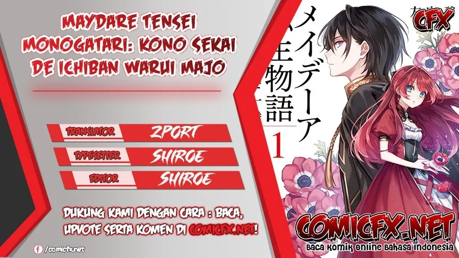 Maydare Tensei Monogatari: Kono Sekai de Ichiban Warui Majo Chapter 1.2 - halaman 1