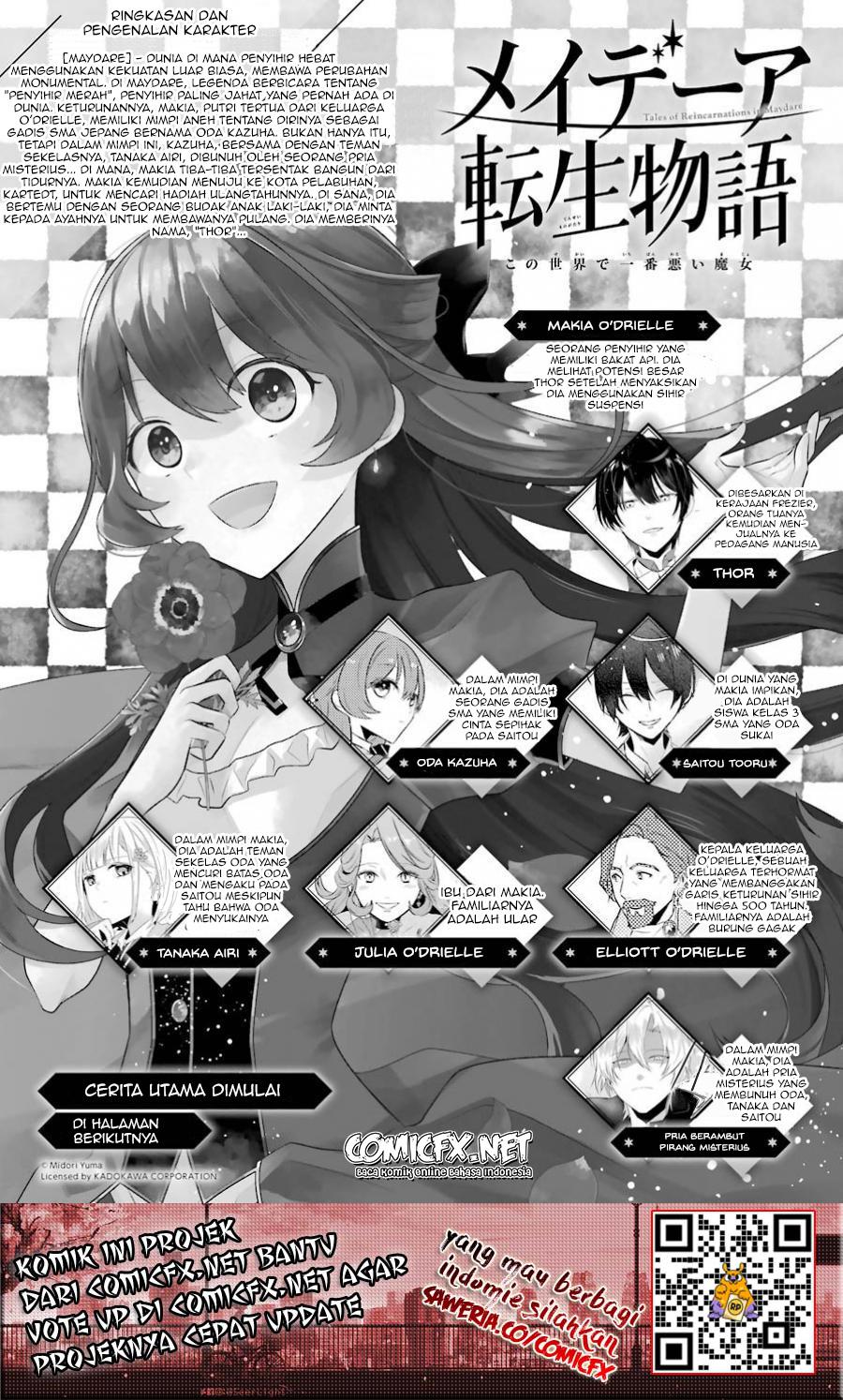 Maydare Tensei Monogatari: Kono Sekai de Ichiban Warui Majo Chapter 2 - halaman 2