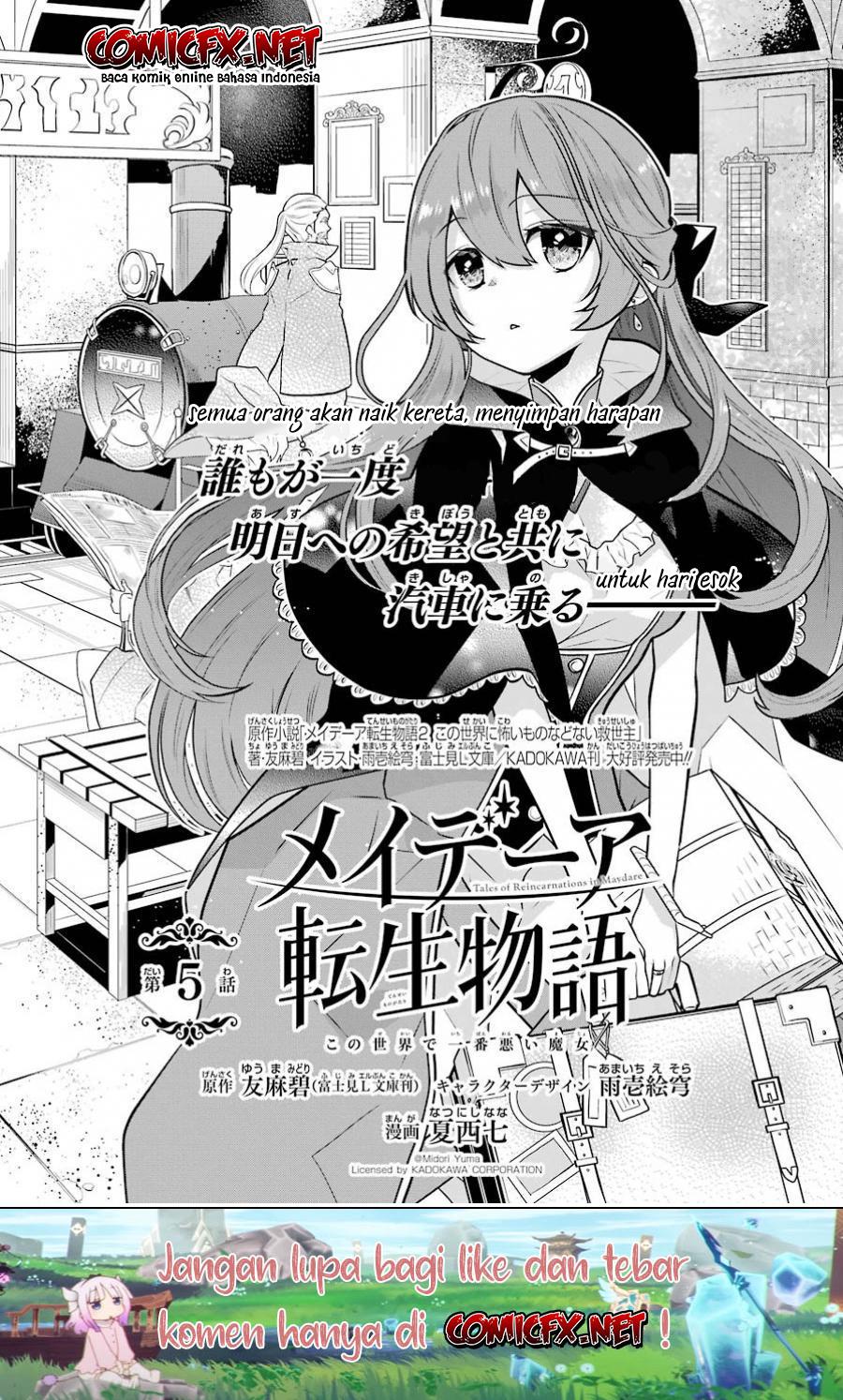 Maydare Tensei Monogatari: Kono Sekai de Ichiban Warui Majo Chapter 5 - halaman 3