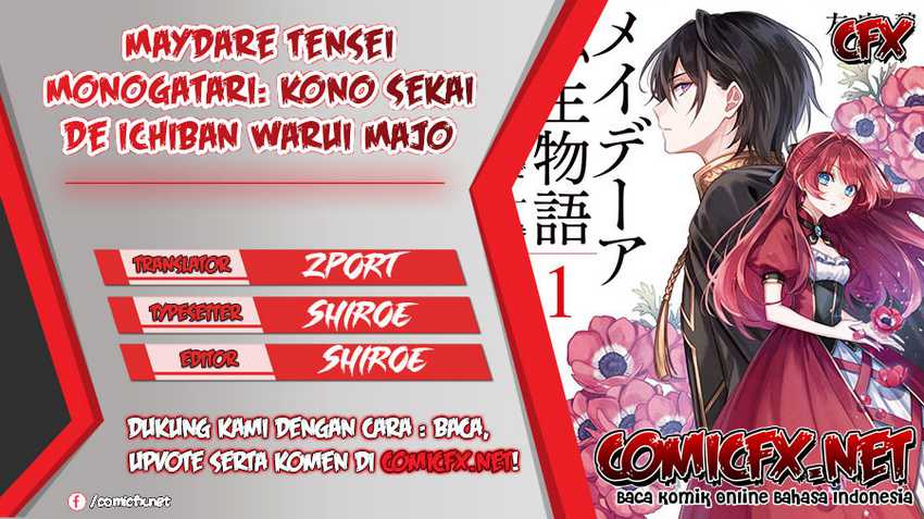 Maydare Tensei Monogatari: Kono Sekai de Ichiban Warui Majo Chapter 6 - halaman 1