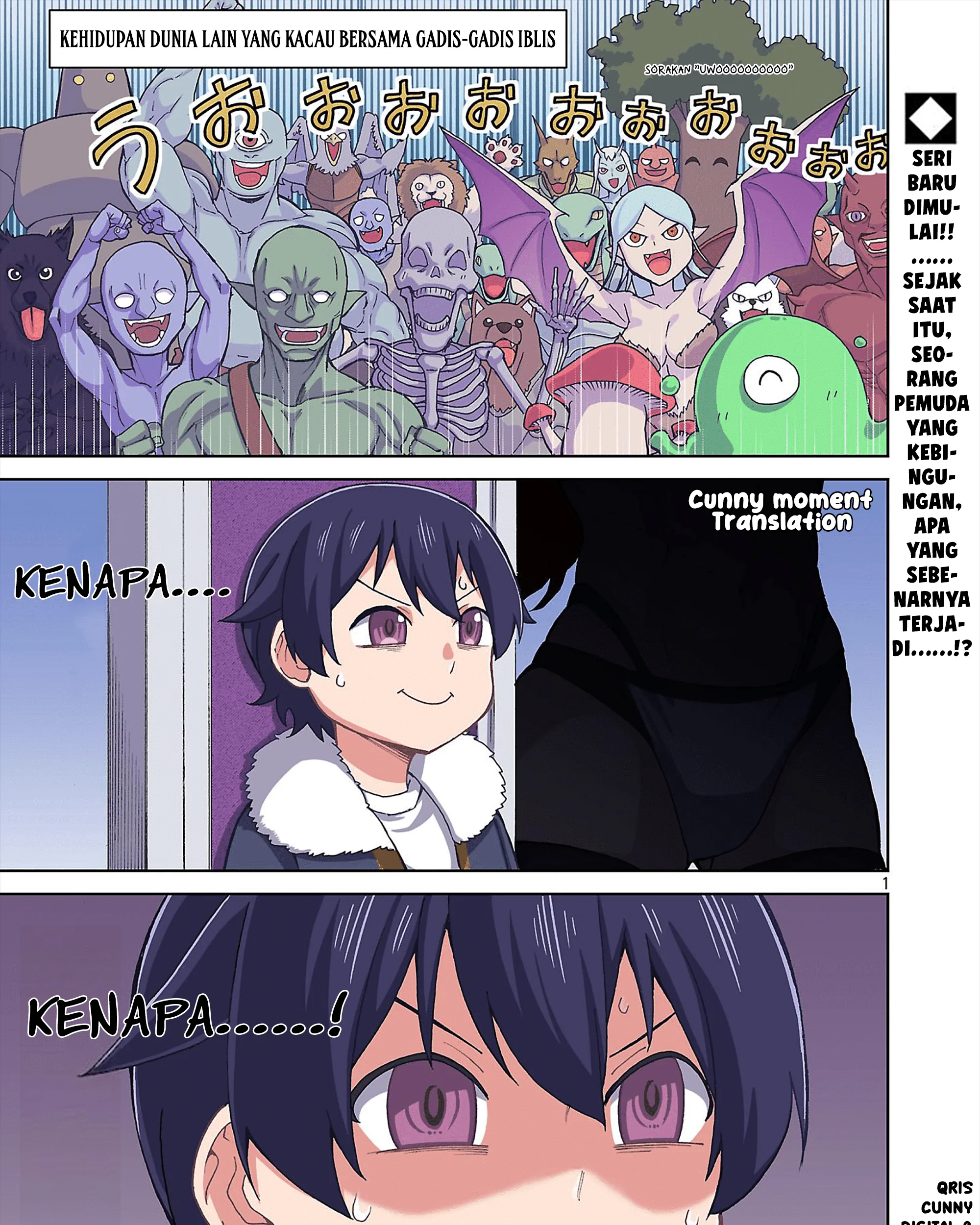 Mazoku no Musume-tachi to Okuru Midareta Isekai Seikatsu Chapter 1 - halaman 2