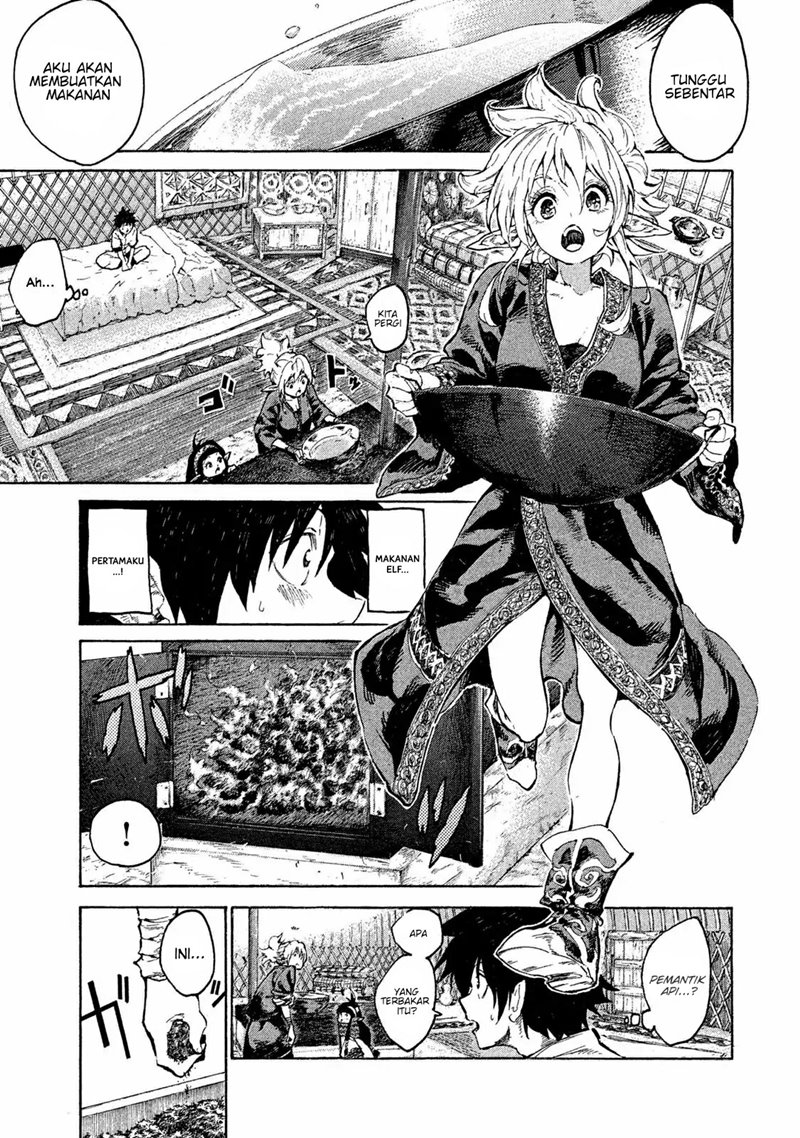 Mazumeshi Elf to Yuubokugurashi Chapter 1 - halaman 14