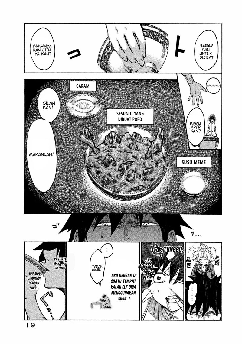 Mazumeshi Elf to Yuubokugurashi Chapter 1 - halaman 18