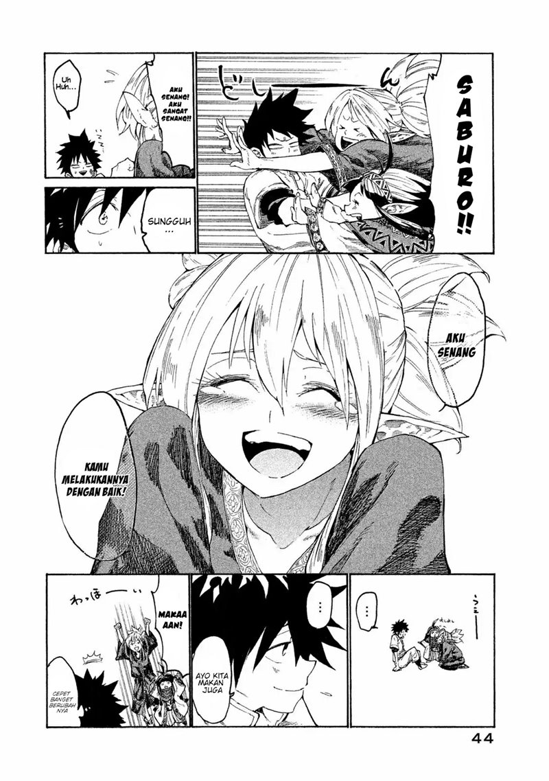 Mazumeshi Elf to Yuubokugurashi Chapter 1 - halaman 43