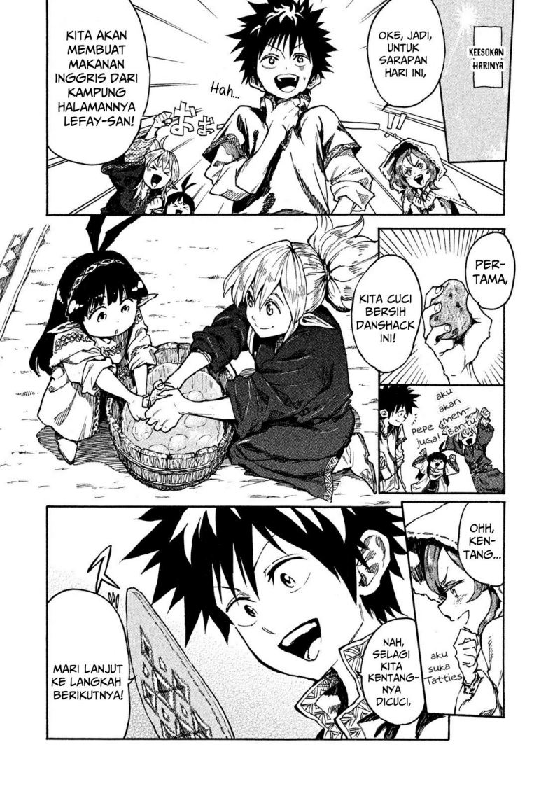 Mazumeshi Elf to Yuubokugurashi Chapter 10 - halaman 23