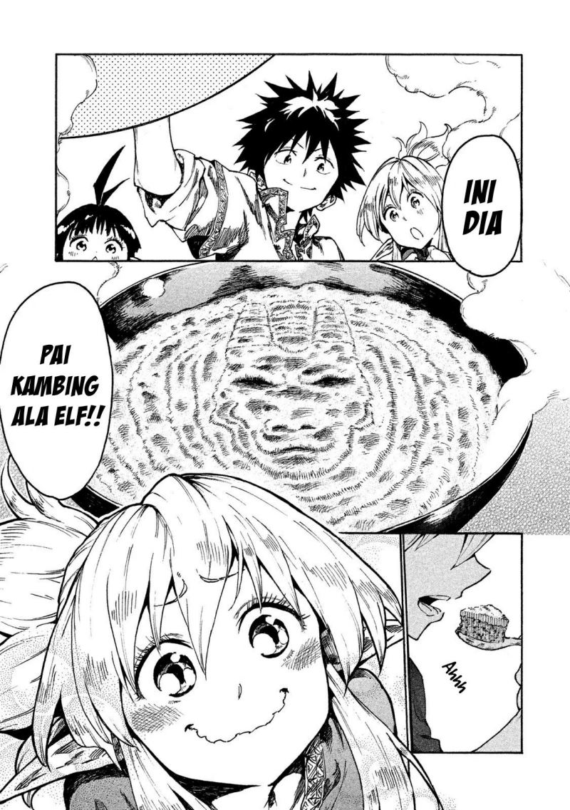 Mazumeshi Elf to Yuubokugurashi Chapter 10 - halaman 32