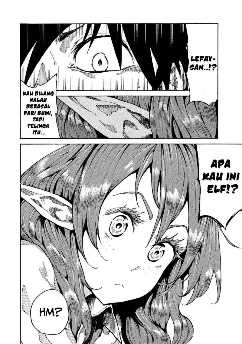 Mazumeshi Elf to Yuubokugurashi Chapter 10 - halaman 35