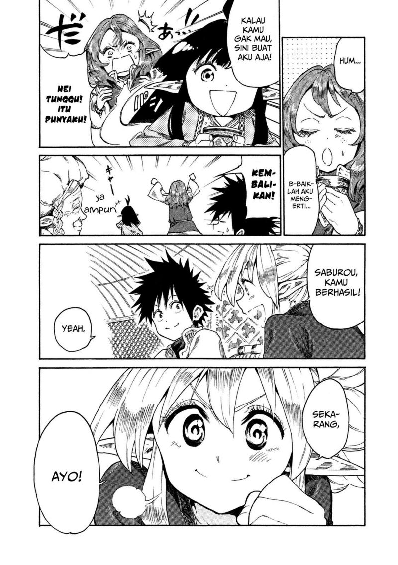 Mazumeshi Elf to Yuubokugurashi Chapter 12 - halaman 18
