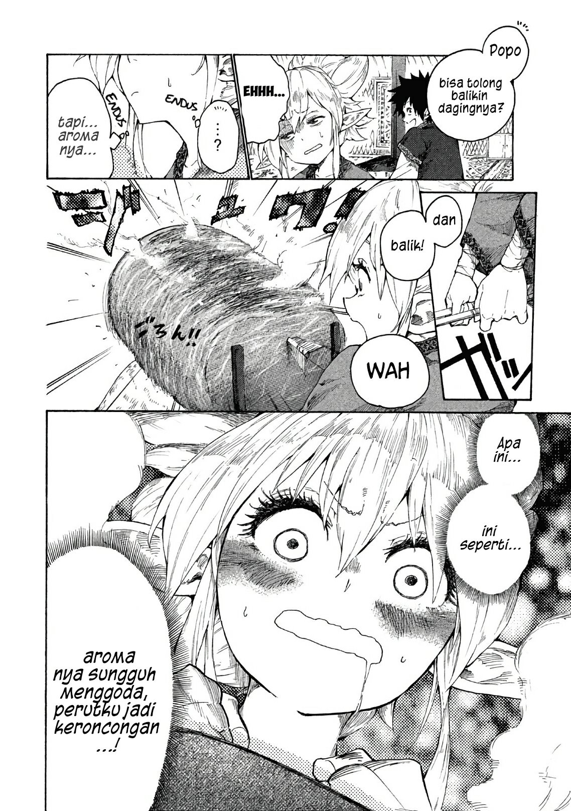 Mazumeshi Elf to Yuubokugurashi Chapter 2 - halaman 31
