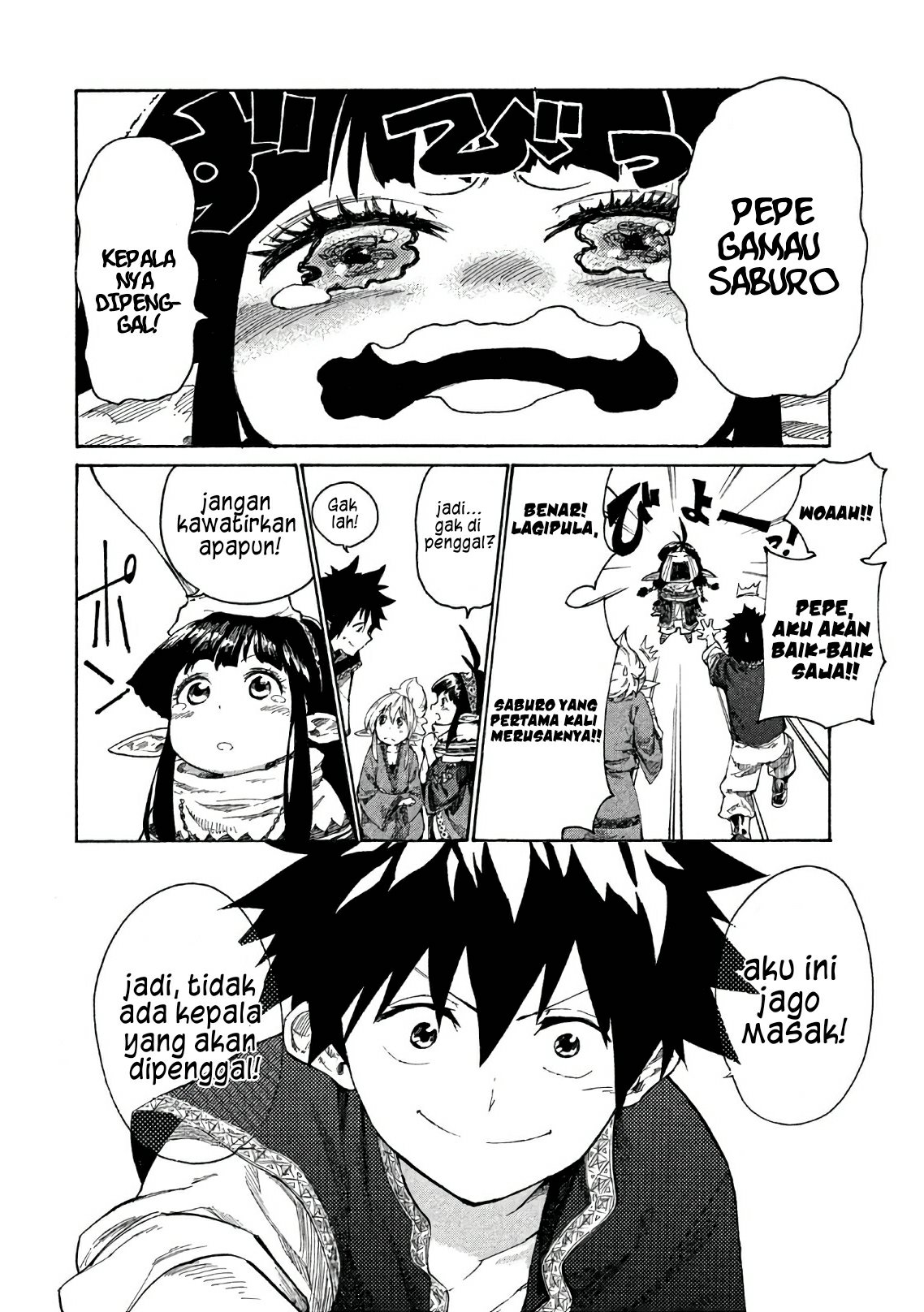 Mazumeshi Elf to Yuubokugurashi Chapter 2 - halaman 33