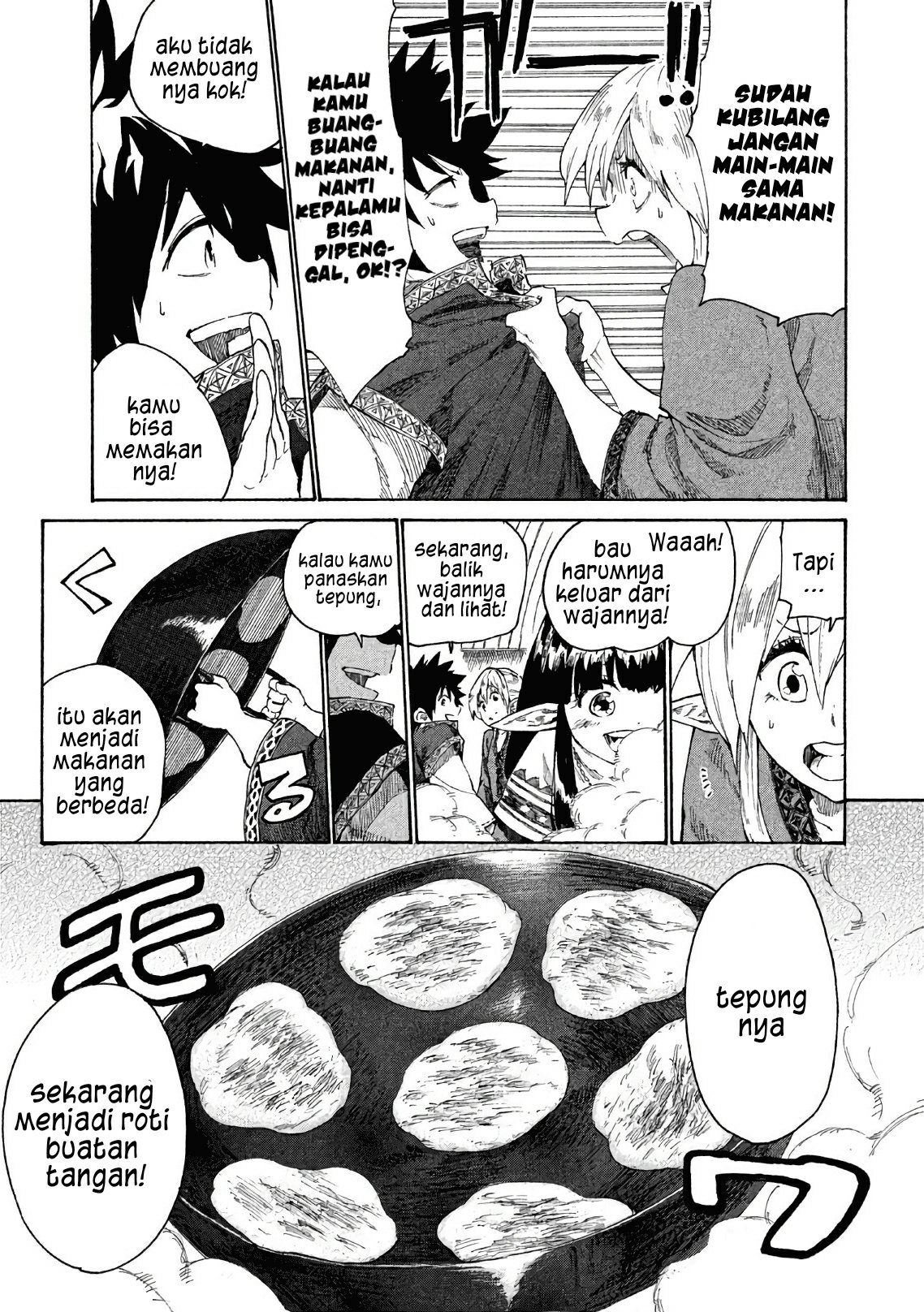 Mazumeshi Elf to Yuubokugurashi Chapter 2 - halaman 36