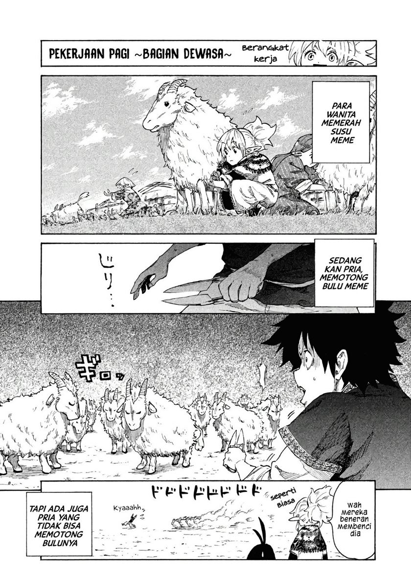 Mazumeshi Elf to Yuubokugurashi Chapter 4 - halaman 6