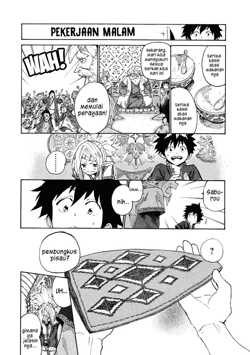 Mazumeshi Elf to Yuubokugurashi Chapter 4 - halaman 9