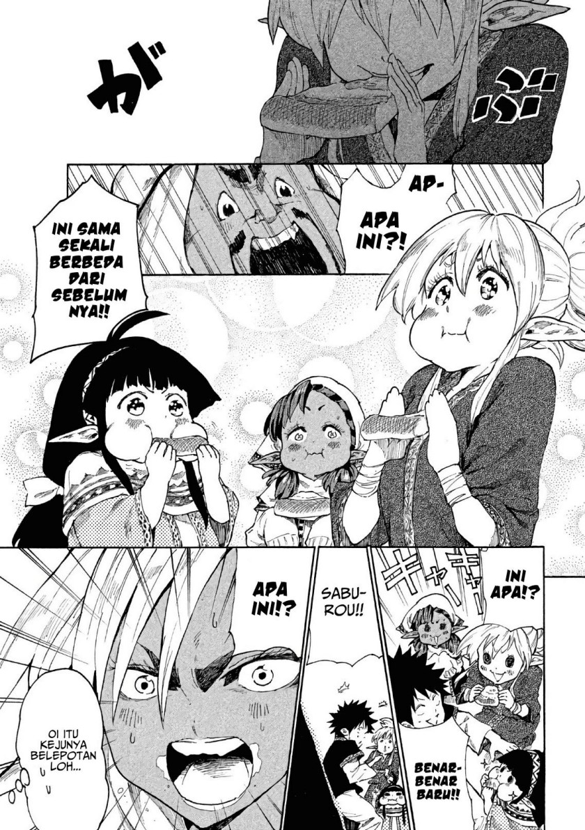 Mazumeshi Elf to Yuubokugurashi Chapter 5 - halaman 36