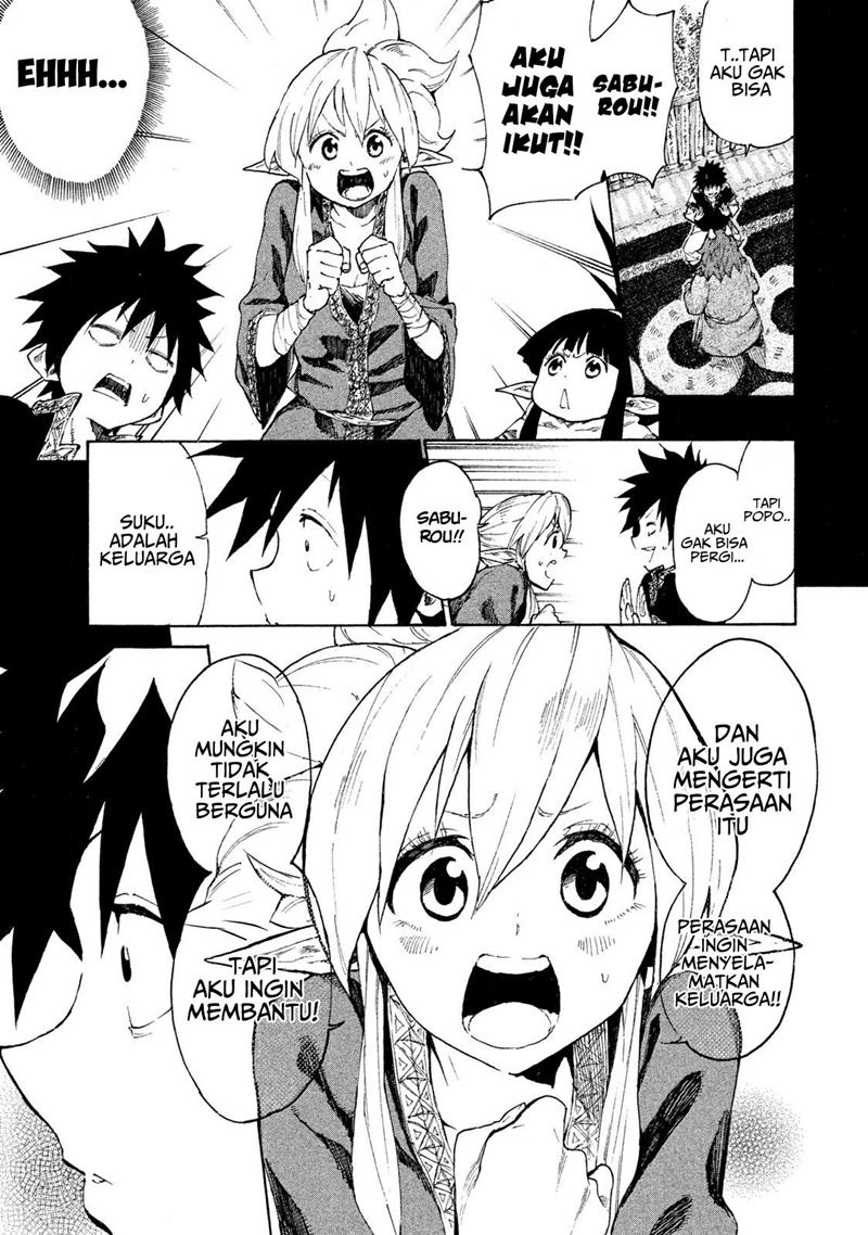 Mazumeshi Elf to Yuubokugurashi Chapter 6 - halaman 34