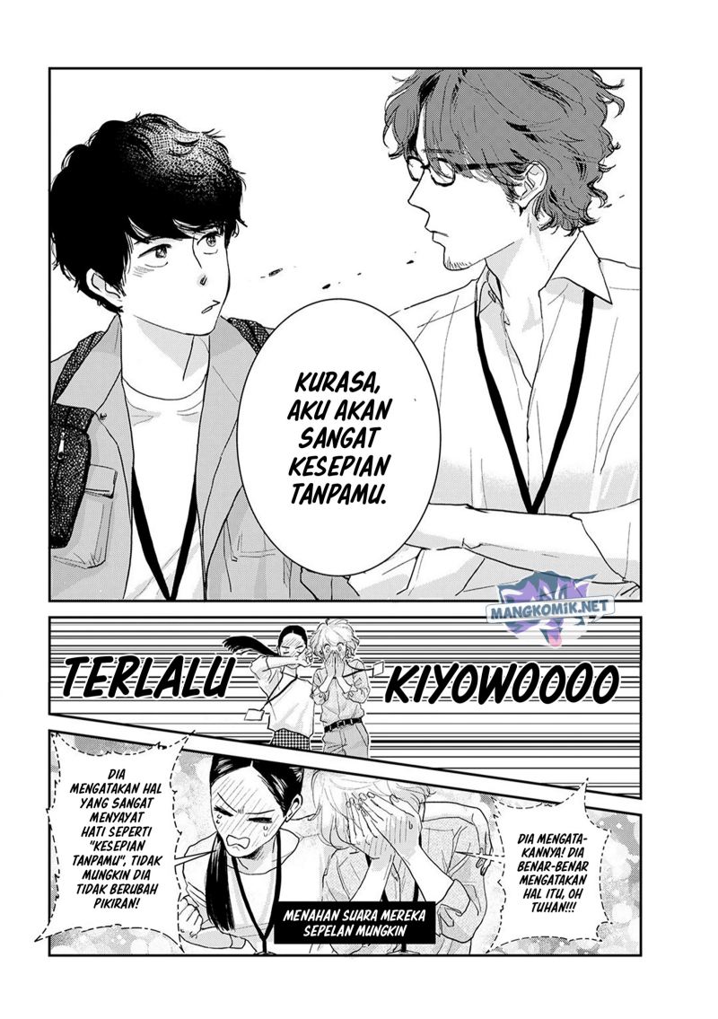 Me no Doku Sugiru Shokuba no Futari Chapter 9.3 - halaman 9