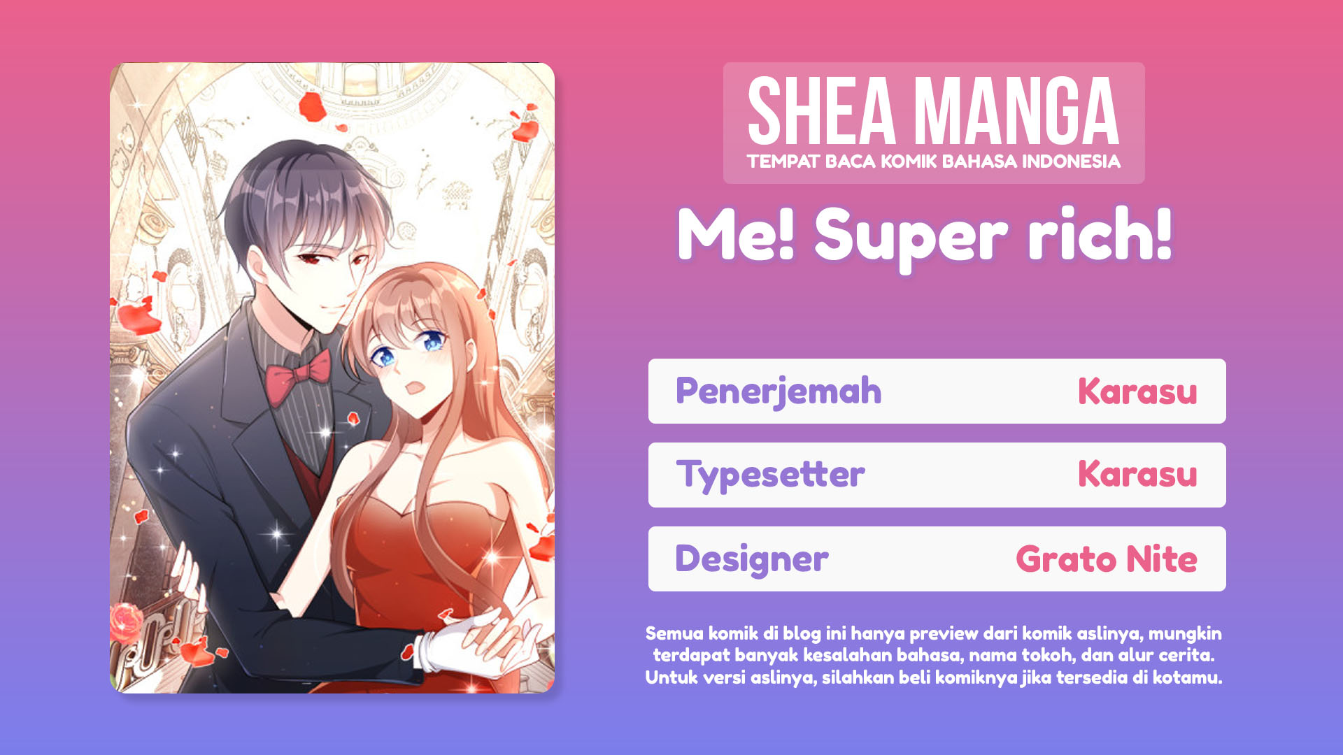 Me! Super rich! Chapter 58 - halaman 1