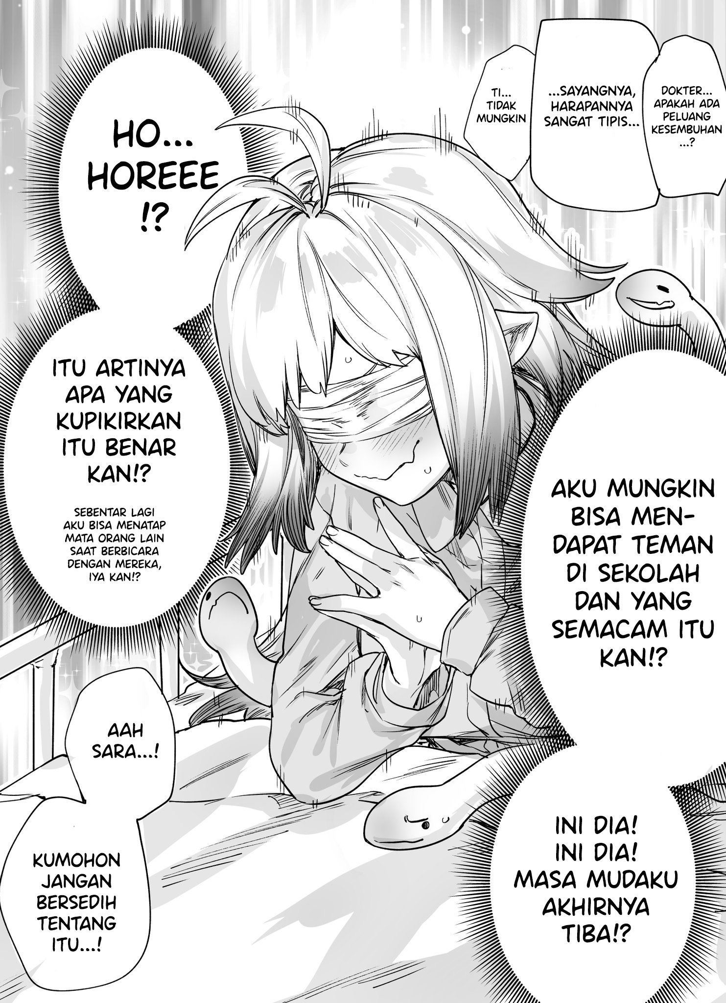 Medusa-chan Realised She Has a Bad Case of Communication Disorder Chapter 0 - halaman 2