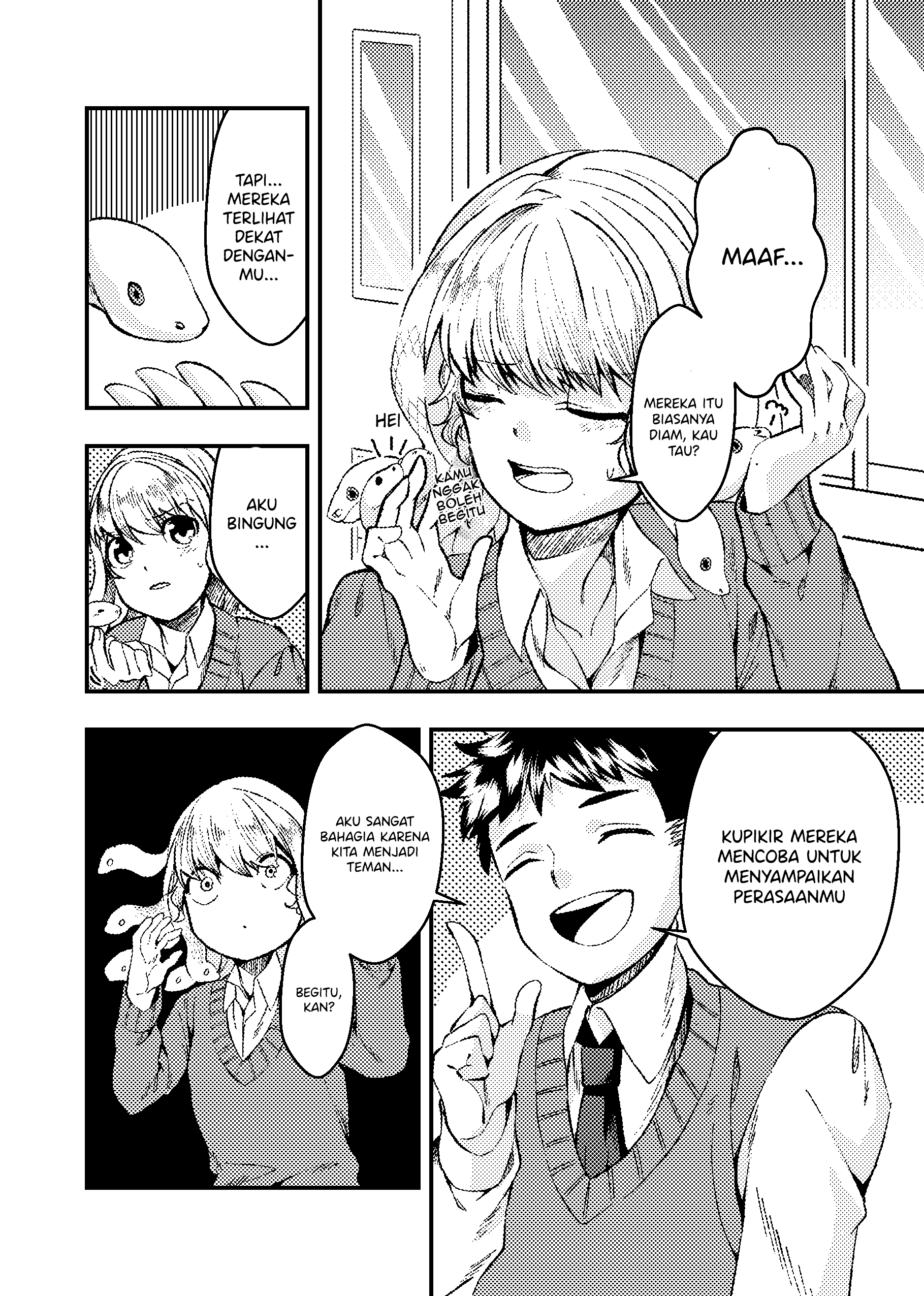 Medusa-Chan Whose Emotions Appear in Her Hair Chapter 0 - halaman 3