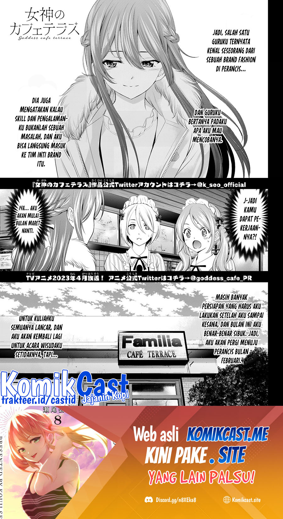 Megami no Kafeterasu (Goddess Café Terrace) Chapter 88 - halaman 2