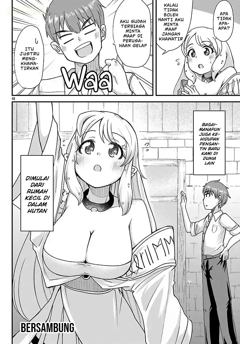 Megami to Kekkon Shite Isekai de Shinkon Seikatsu Chapter 1 - halaman 48