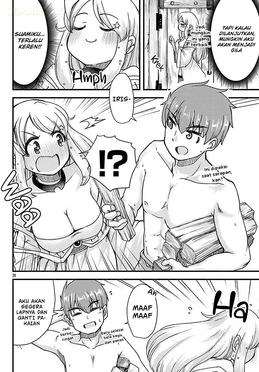 Megami to Kekkon Shite Isekai de Shinkon Seikatsu Chapter 4 - halaman 21
