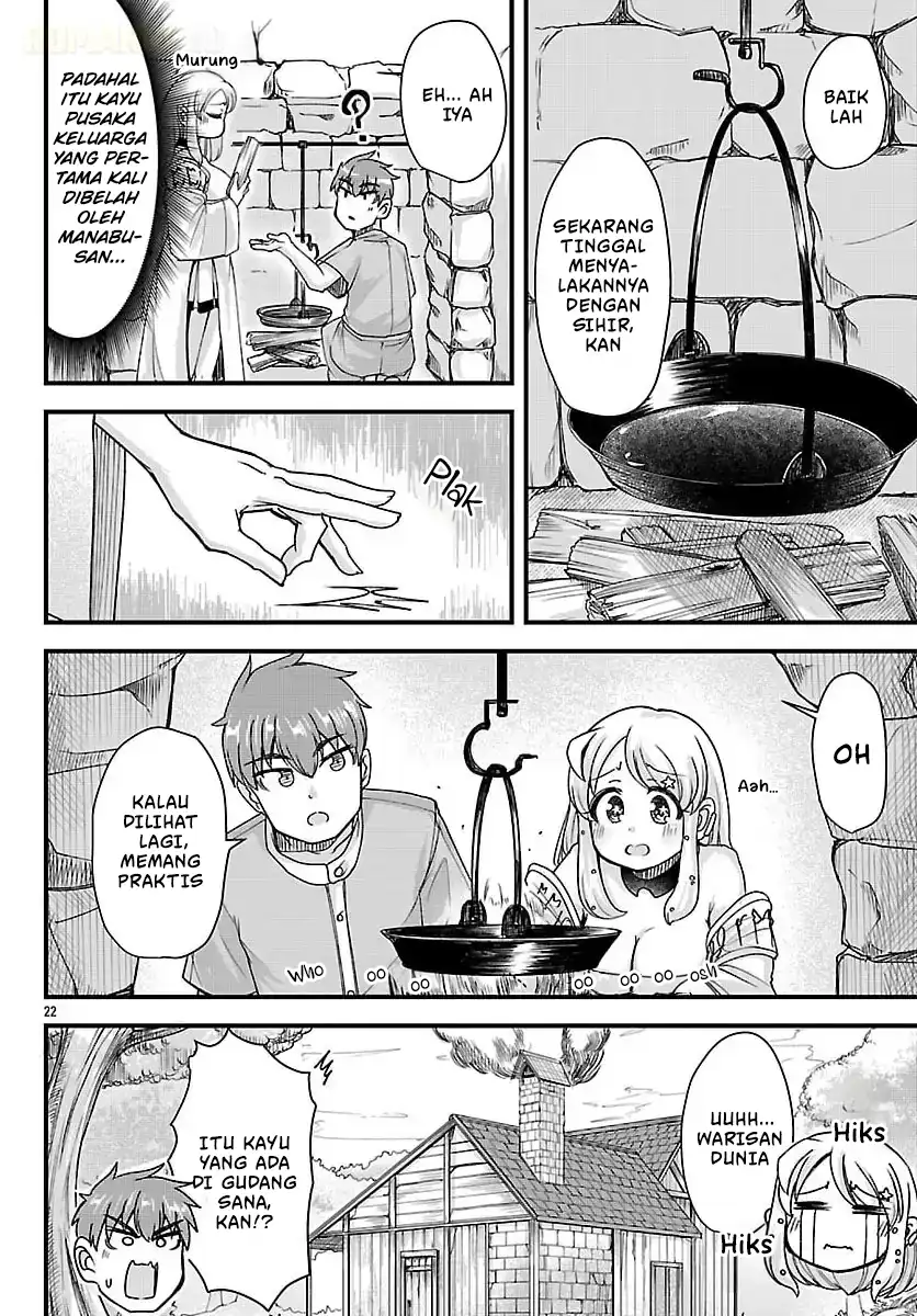 Megami to Kekkon Shite Isekai de Shinkon Seikatsu Chapter 4 - halaman 23