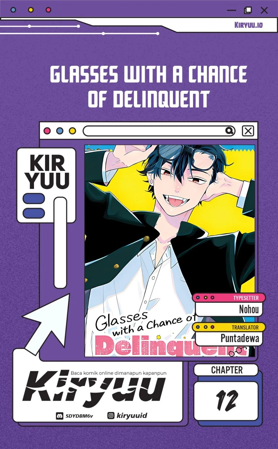 Megane, Tokidoki, Yankee-kun Chapter 12 - halaman 1