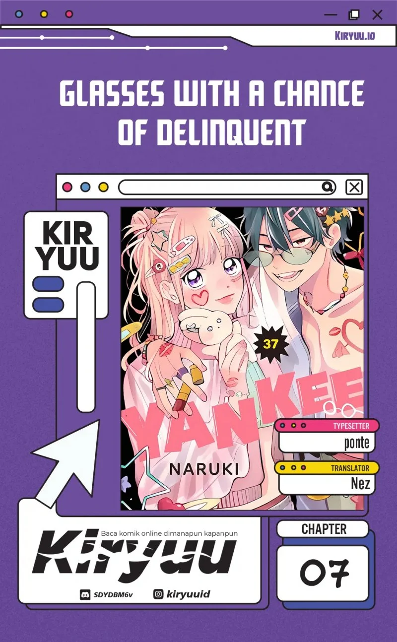 Megane, Tokidoki, Yankee-kun Chapter 7 - halaman 1