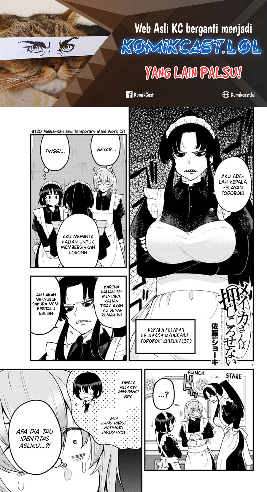 Meika-san Can’t Conceal Her Emotions Chapter 120 - halaman 2