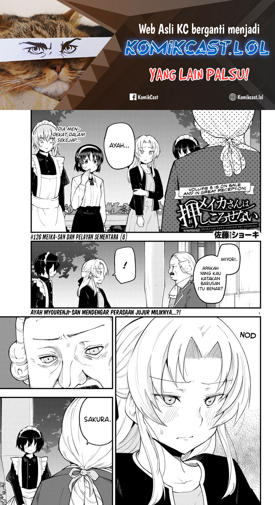 Meika-san Can’t Conceal Her Emotions Chapter 126 - halaman 2