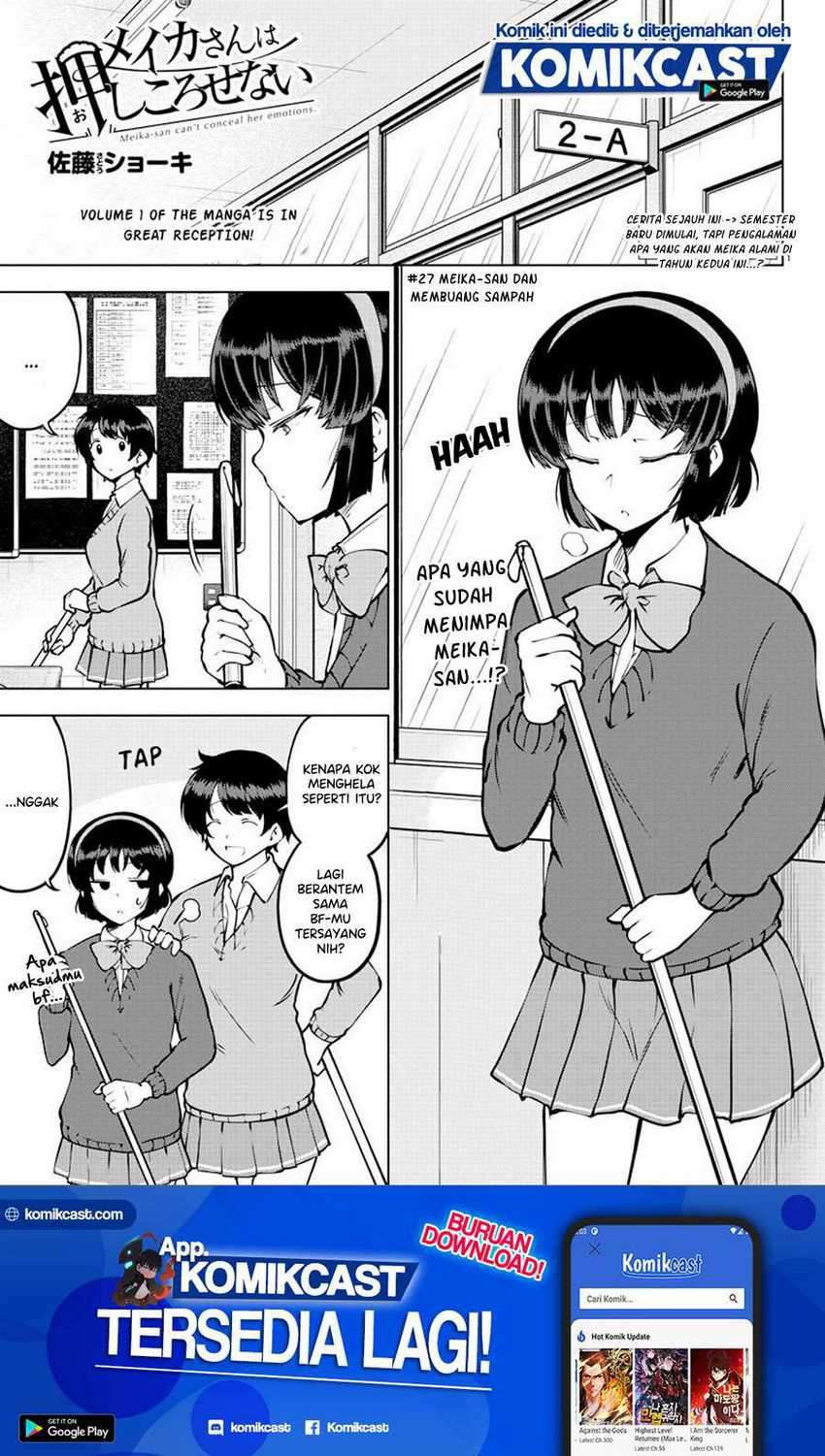 Meika-san Can’t Conceal Her Emotions Chapter 27 - halaman 2